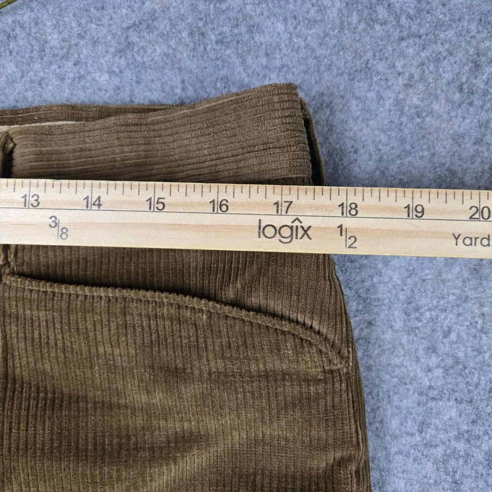 Vintage Levi's Sta-Prest Slacks Young Men 34x30 Brown Corduroy Pants Flare 70s
